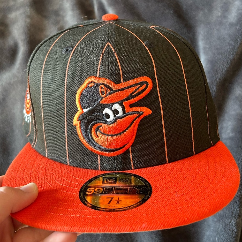 Baltimore Orioles Pinstripe Baseball Cap